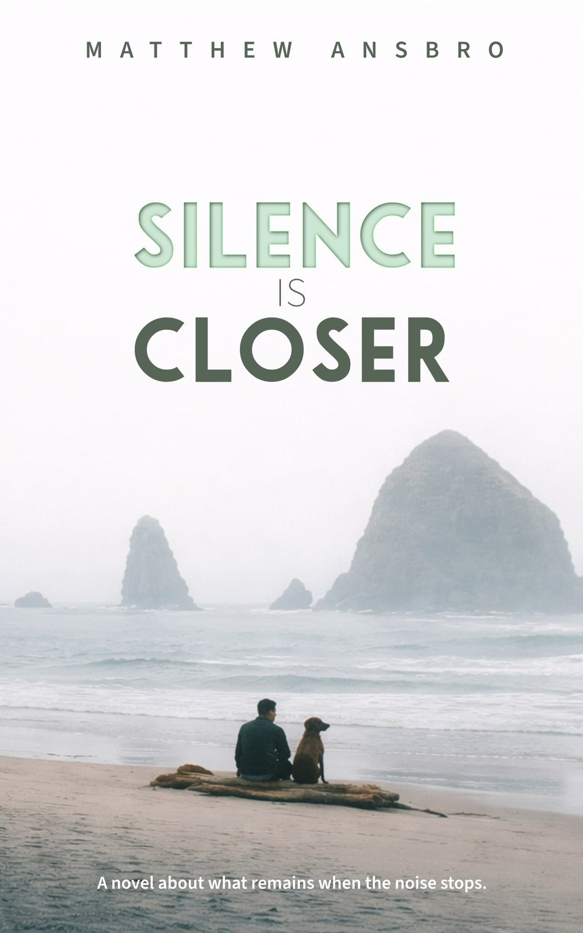 Book cover: Silence Is Closer, a standalone novel by Matt Ansbro