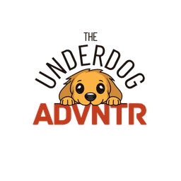 The Underdog ADVNTR logo — a dog peeking over the wordmark.